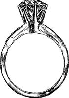 годежни пръстени с диамант - 45827 отстъпки
