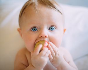 памучни бебешки ръкавички с ластик - 77401 селекции