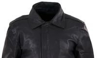 Aviator Leather Jacket - 91447 promotions