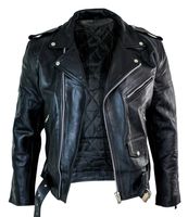 Leather Aviator Jacket Mens - 15394 type
