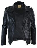 Leather Aviator Jacket Mens - 43997 type